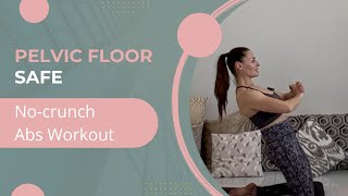 Pelvic floor safe abs workout | 5 minute, no crunch ab workout