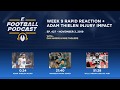 Week 9 Rapid Reaction + Adam Thielen Injury Impact (Ep. 427)