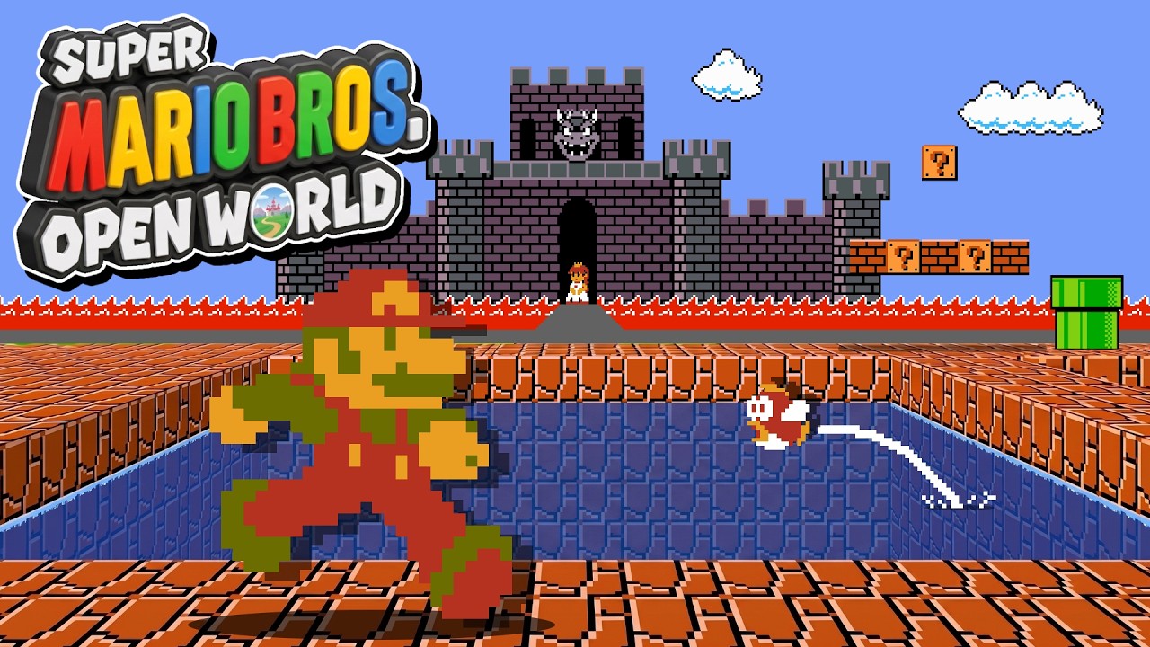 What if Super Mario Bros. was an Open World Game?!