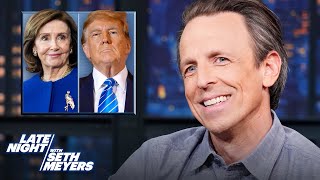 Nancy Pelosi Criticizes Trump's Controversial Abortion Statement by Late Night with Seth Meyers 184,778 views 2 weeks ago 3 minutes, 33 seconds