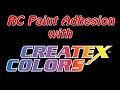 RC Paint Adhesion with Createx Colors
