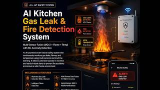 AI-Powered Kitchen Gas Leak & Fire Detection System Using ESP32 & ML
