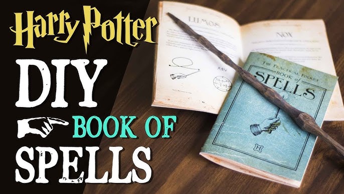 DIY Harry Potter Spellbook - Pocket Book of Spells - YouTube diy-harry-potter-spellbook-pocket-book-of-spells-youtube