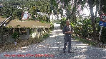 nhà ở ven sông 477m có thổ cư tại Hoà Định ,Chợ Gạo,Tiền Giang thích hợp  nghỉ dưỡng vừa kinh doanh