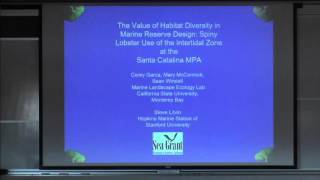 Dr. Corey Garza presents: Marine Landscape ecology