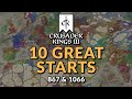 10 GREAT STARTS in Crusader Kings 3 - 867 & 1066