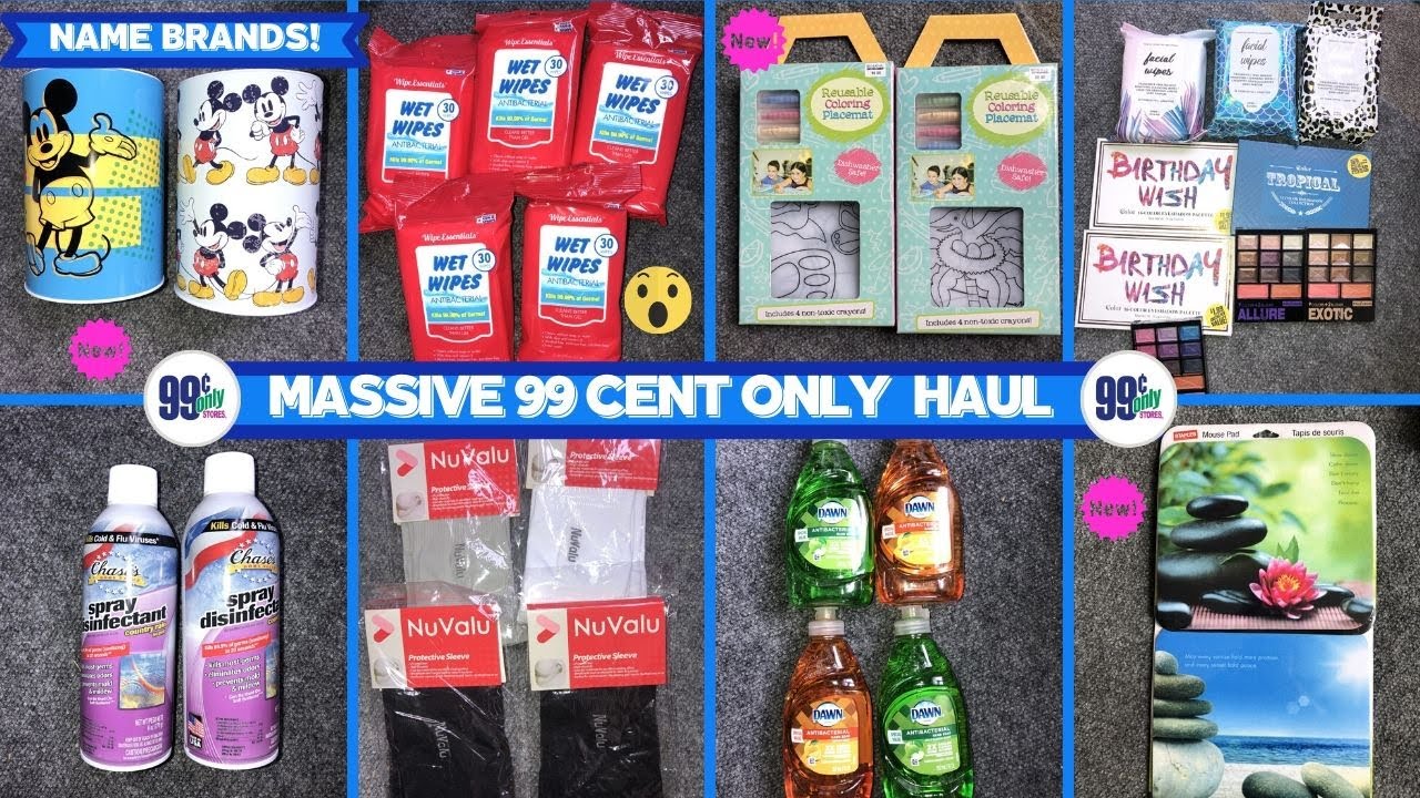 Massive 99 Only Store Haul Name Brand Finds Essentials More