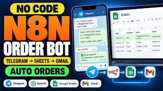 n8n Tutorial for Beginners: Telegram Order Bot with Google Sheets