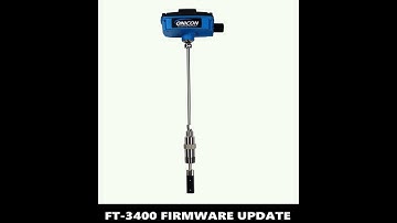 FT-3400 Insertion Electromagnetic Flow Meter Firmware Update Video