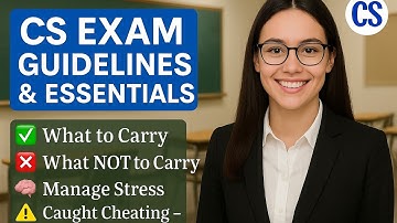 *CS Exam Guidelines and Essentials* ✅❌  What to Carry, Avoid & Must-Know Rules! ⚠️🧠✨#examhaul#csexam