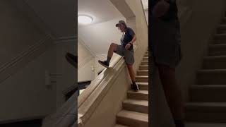 Girl Tries To Slide On Railing And Falls Miserably - 1371175