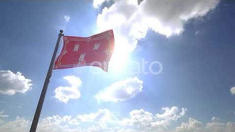 Aberdeen City Flag on a Flagpole V4 | Motion Graphics - Envato elements