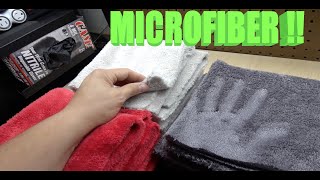 The Rag Company Eagle Edgeless vs Adams Borderless Microfiber