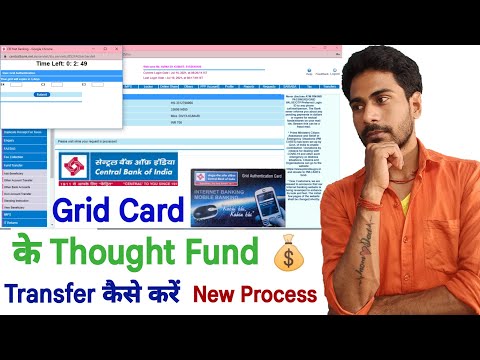 Central Bank of India Net banking Grid Card Fund Transfer | Central Bank Grid Card Thought Fund Tran
