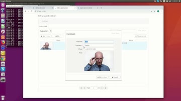 CRM web database application in 7 minutes with Jam.py