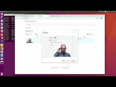 CRM web database application in 7 minutes with Jam.py