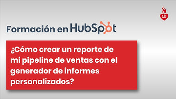 Crear reporte del pipeline de ventas con el generador de informes personalizados de HubSpot