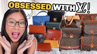 MASSIVE Vintage Louis Vuitton Handbag Collection of 15 Timeless Bags Including $Prices + Mod Shots!