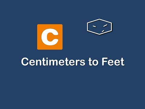 centimeters to feet in c