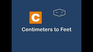 centimeters to feet in c