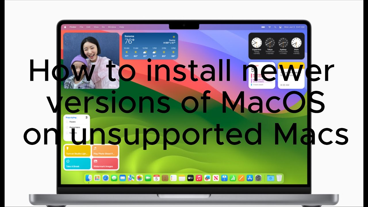 How to install newer versions of MacOS on unsupported Macs - YouTube