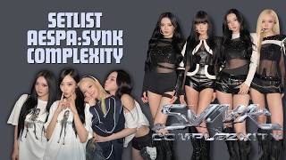 SETLIST AESPA CONCERT 