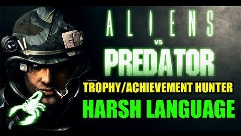 ALIEN VS PREDATOR - Harsh Language TROPHY
