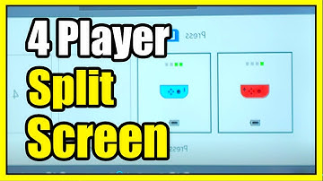 How to play 4 Players on Nintendo Switch for Split Screen (Fast Tutorial)