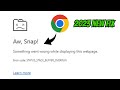 2023 permanent fix aw snap google chrome error in pclaptop