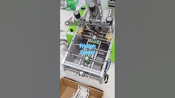 Friction feeder #frictionfeeder #packagingmachine #cardfeeder #packingmachine #machine