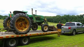 Buying The CHEAPEST John Deere Tractor at Auction Almost Ended In Disaster