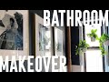 RENTAL BATHROOM MAKEOVER: Small NYC Bathroom, How to Paint Ceramic Tile and Temporary Floor Tile!