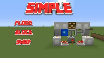 Floor block swapper (tutorial) Minecraft PS4