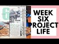 Process Video - Project Life Week SIX - Ali Edwards 6x8 Album