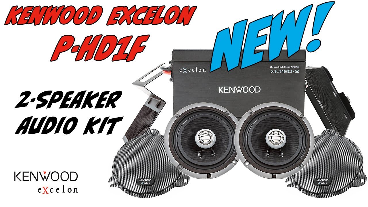 Kenwood Excelon P-HD1F Upper Fairing Audio Kit + Soundstream
