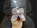 #crochet #crochetpatterns #crochetbow #bowbow #makingbows