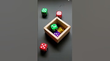 Can you guess how many dice will appear in the square box?🤔 #asmr #3dprinting #dice