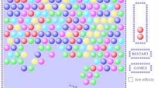 BUBBLE SHOOT  ONLINE PUZZLE BOBBLE FROM GAMESXL COM screenshot 3