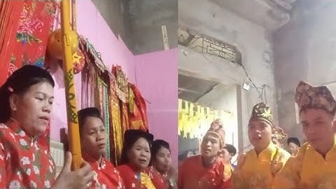 Thầy trò then thiện làm lễ lẩu then, then lạng sơn