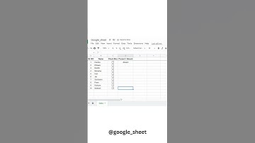 Checkbox with Formula in Google Sheets (tips & tricks) #shorts