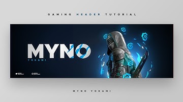 TUTORIAL: HOW TO MAKE THIS COOL GAMING HEADER ON ANDROID | MYNO