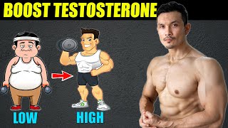 How to BOOST TESTOSTERONE Naturally |3 EASY WAYS works 100%|