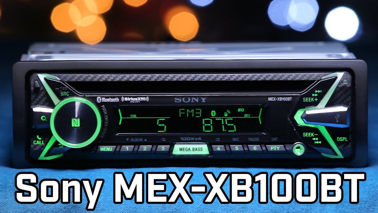 Sony MEX-XB100BT 100 Watt Amplified Stereo!!! Are you kidding me!? - YouTube