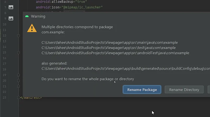 How to Rename Package Name in Android Studio of Any Project