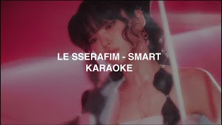 LE SSERAFIM (르세라핌) - 'Smart' KARAOKE with Easy Lyrics