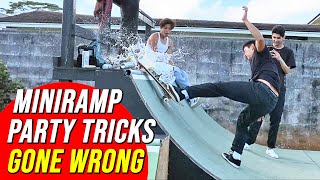 Full MINI RAMP PARTY TRICKS GONE WRONG News