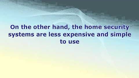 Different Types of Security System