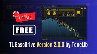 NEW UPDATE of This GREAT FREE Plugin for Bass - TL BassDrive Version 2.0.0 by ToneLib - Sound Demo screenshot 1