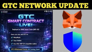 GTC GTech Network Update | GTC Withdrawal Process & Smart Contract Address | GTC mining Crypto