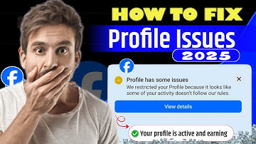 How to Fix "Profile Has Some Issues" on Facebook 2025 | Resolve Profile Has Some Issues Problem